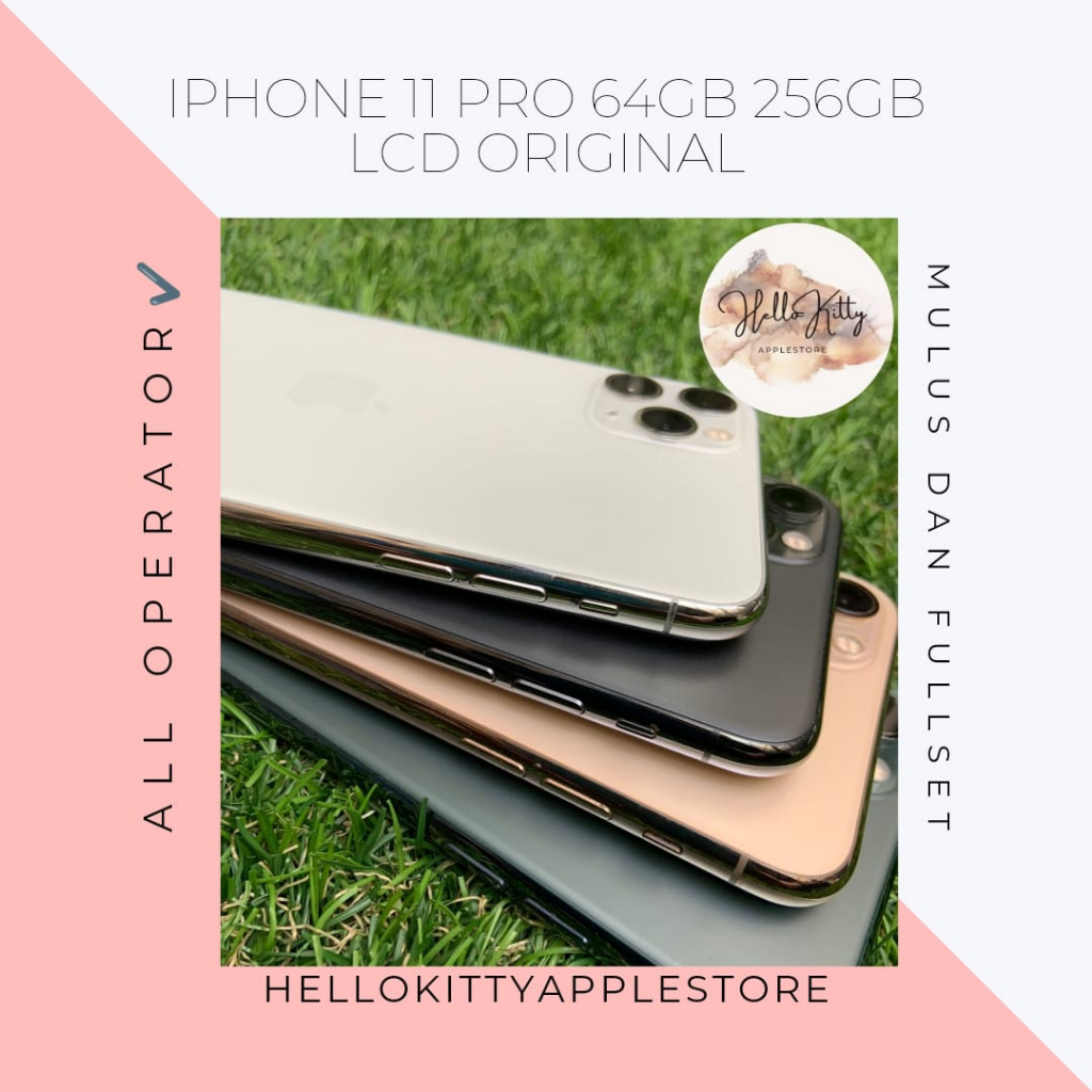 Jual Iphone 11 Pro 64gb 256gb Fullset Lcd Original Mulus Bukan