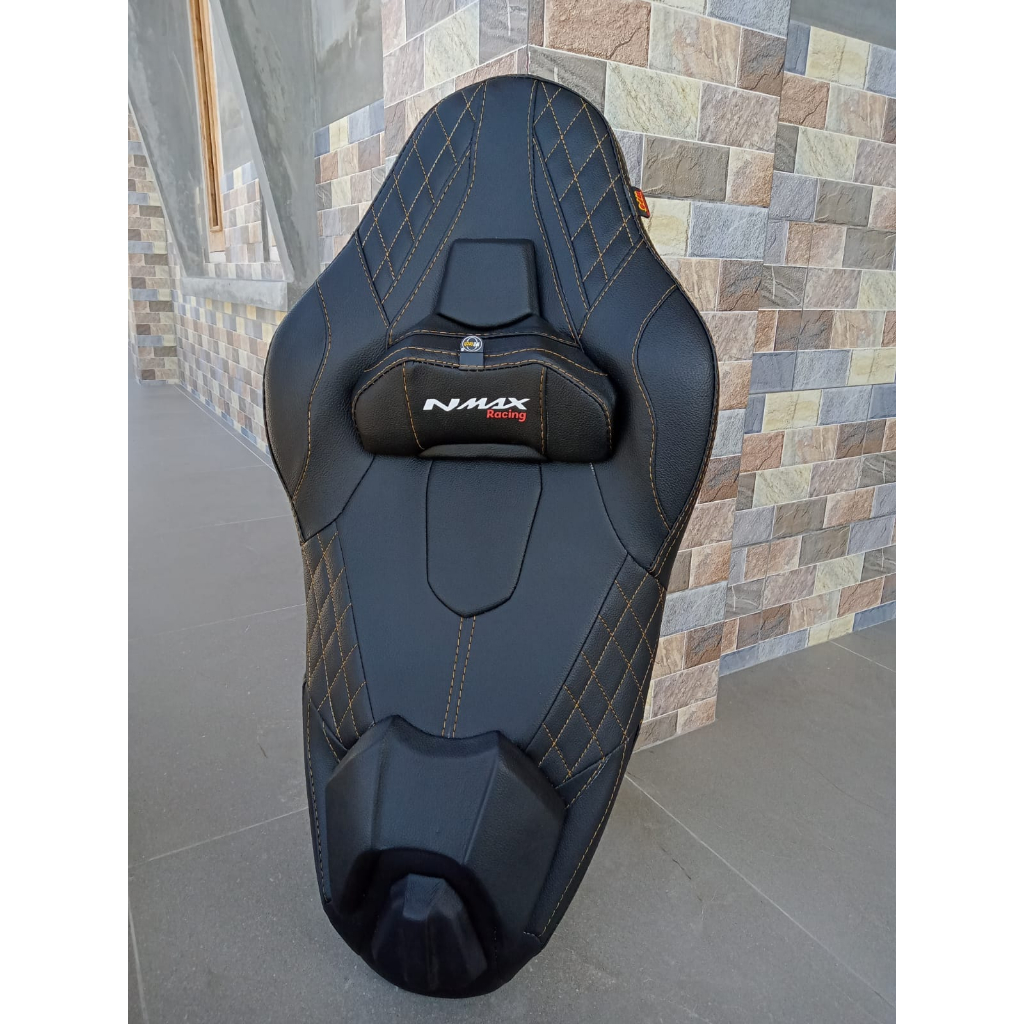 Jual Jok Nmax Old Model Cobra Warna Full Hitam Kulit Mbtech Shopee