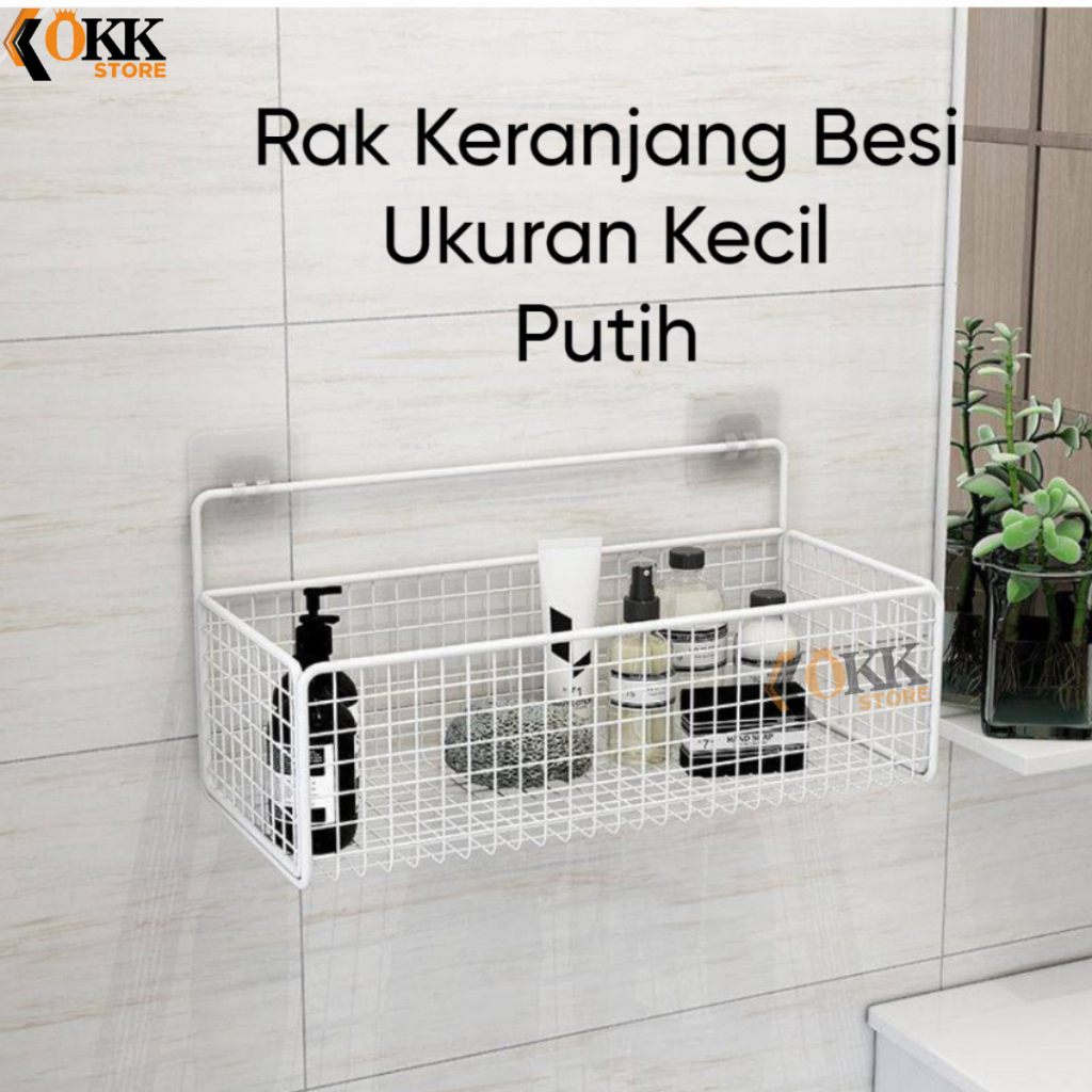 Jual OKK Rak Gantung Kamar Mandi Tempel Dinding Keramik Rak Keranjang