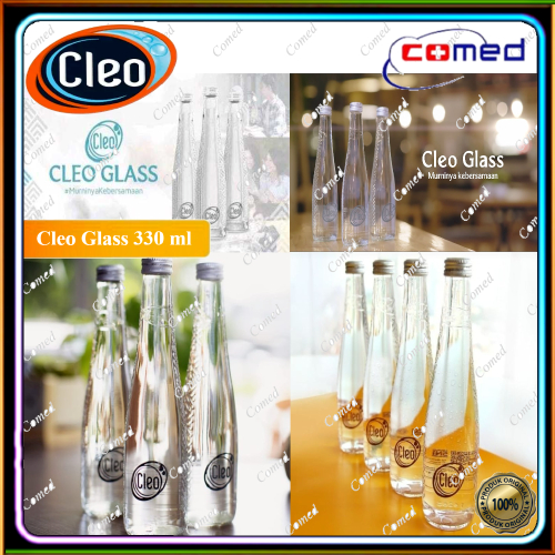 Jual Cleo Glass 330ml Cleo Botol Kaca 330ml Air Murni Cleo Glass