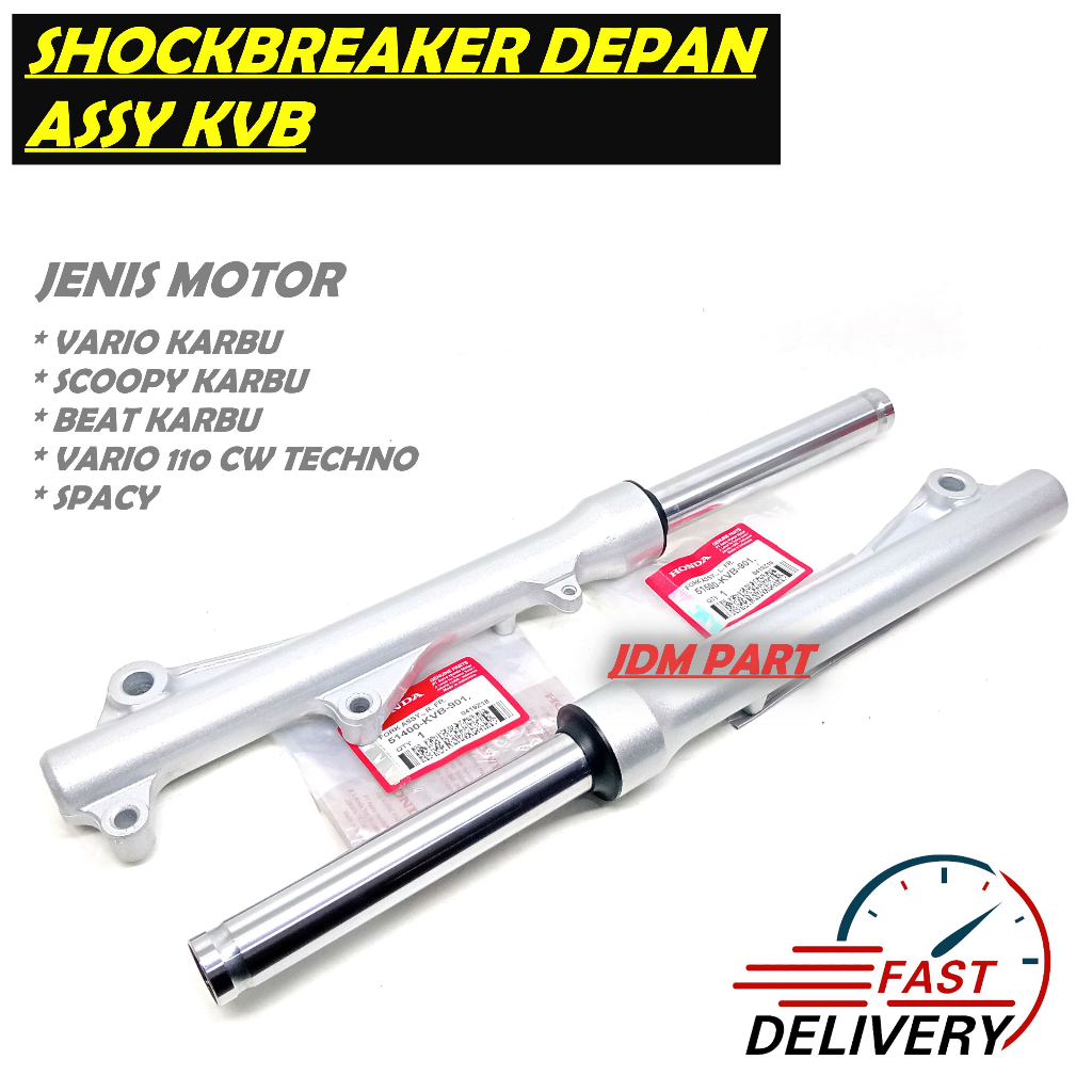 Jual SHOKBREAKER DEPAN SET ASSY KVB HONDA VARIO KARBU SCOOPY KARBU