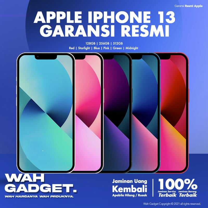 Jual IPhone 13 128GB 256GB 512GB Midnight Blue Green Pink Starlight