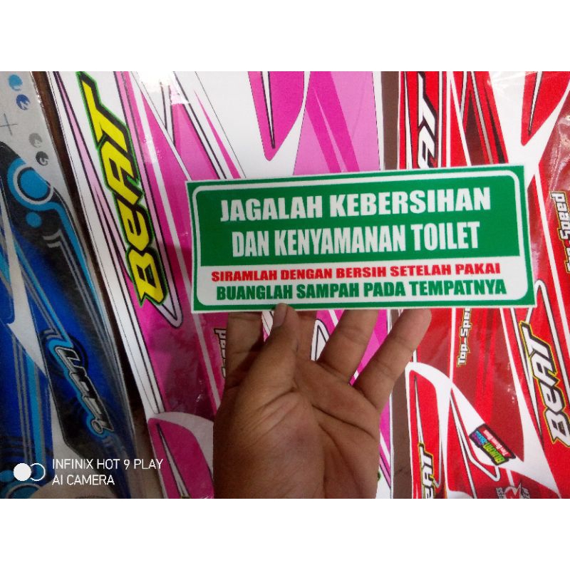 Jual Stiker Larangan Jagalah Kebersihan Shopee Indonesia