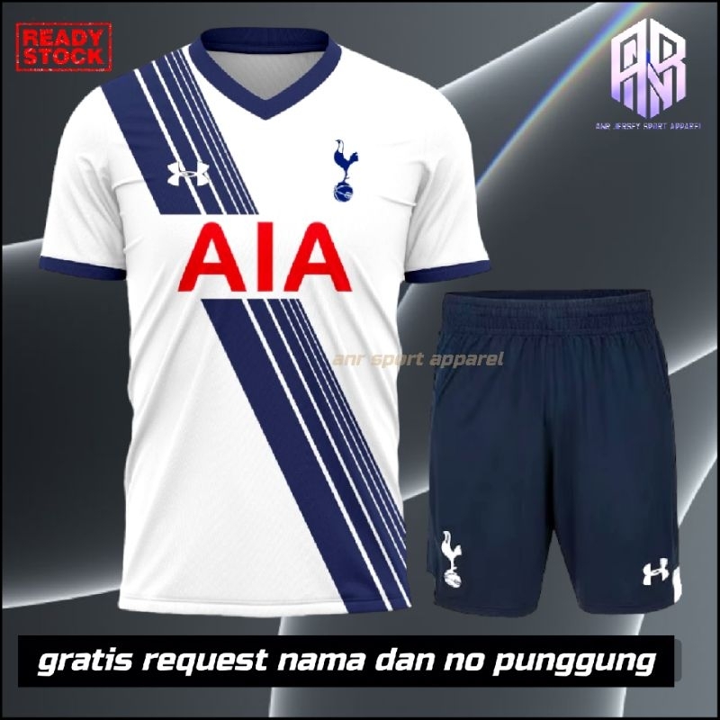 Jual Jersey Tottenham Home Full Printing Gratis Nama Dan No