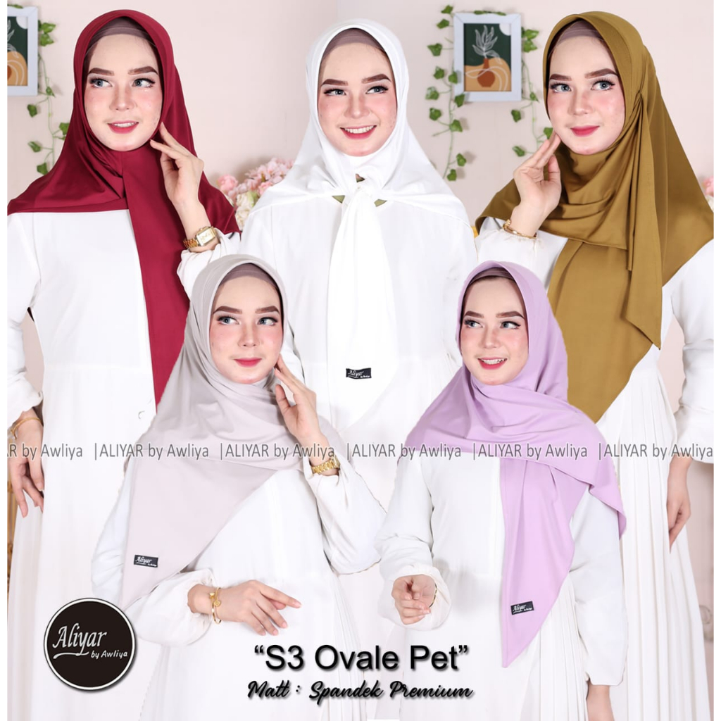 Jual Hijab Segitiga Instan Pet Jilbab Segitiga Instan Pet Kerudung