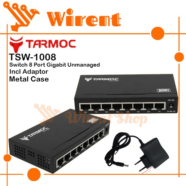 Jual Tarmoc TSW 1008 Switch 8 Port Gigabit Unmanage Shopee Indonesia