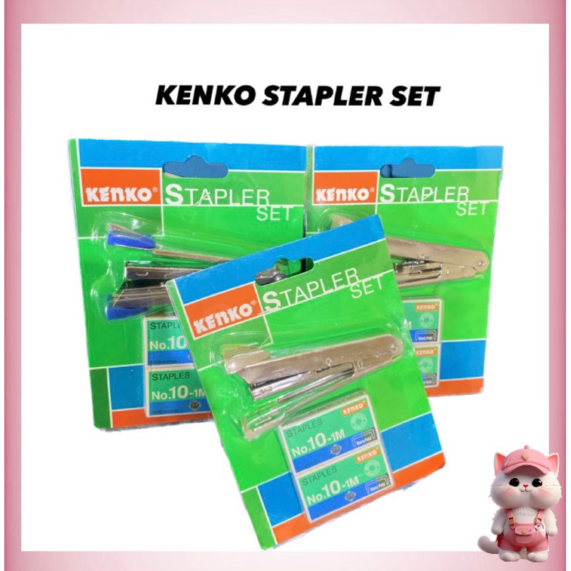 Jual Stapler Set Kenko Hd Mesin Dan Isi Paket Staples Hekter