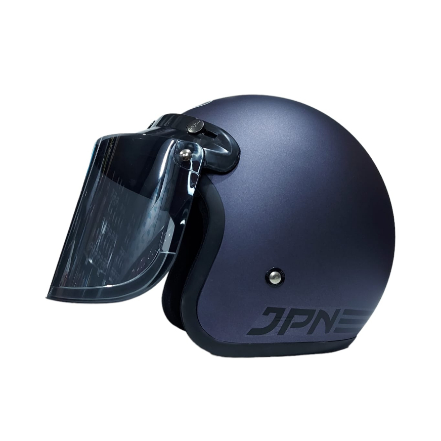 Jual Helm JPN ARC Gunmet Doff Kaca Datar Cembung Pet Shopee Indonesia