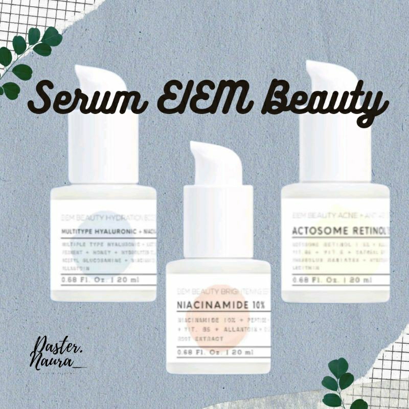 Jual EIEM Beauty Serum Brightening Niacinamide Anti Acne Actosom