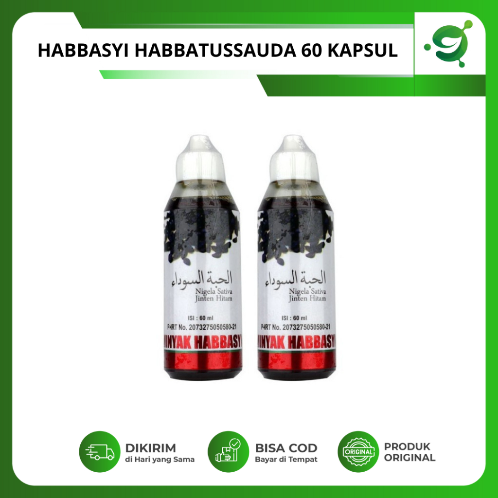 Jual Habbasyi Oil 60 Ml Minyak Habbatussauda Cair Plus Jintan Hitam