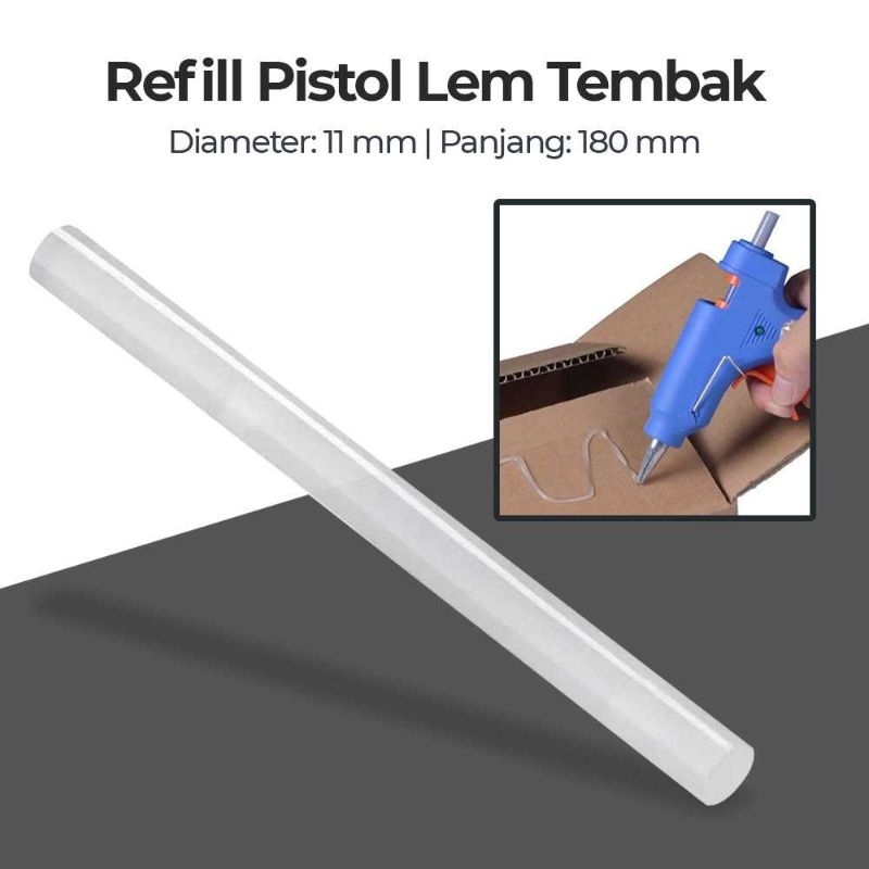 Jual Refill Lem Tembak Glue Gun Stick Ukuran 19cm Shopee Indonesia