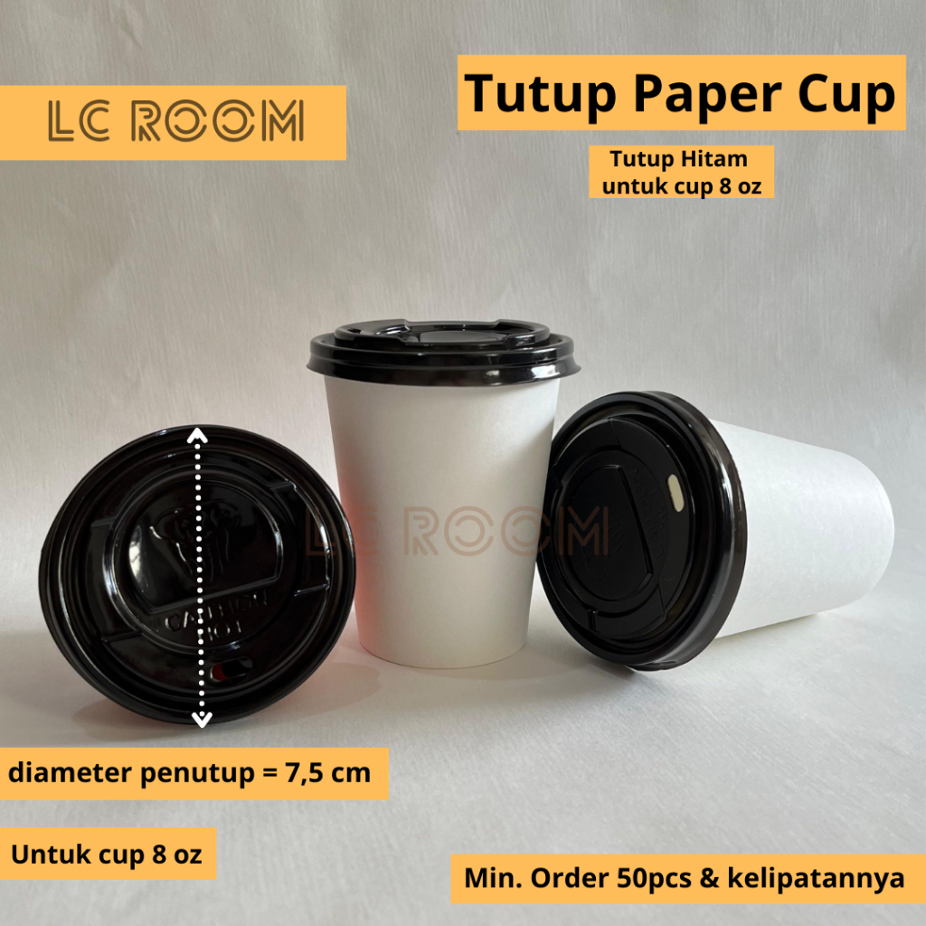 Jual Hot Paper Cup Gelas Kertas Minuman Panas Paper Cup Polos Premium