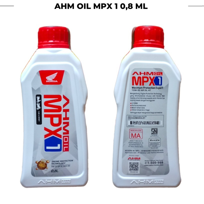 Jual Oli Mpx Ml Ahm Oil Mpx L Oli Motor Bebek Ahm Honda Mpx