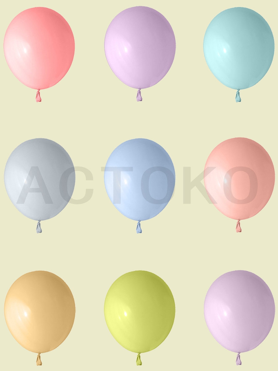 Jual Balon Macaron Inch Warna Pastel Balon Latex Balon Ulang