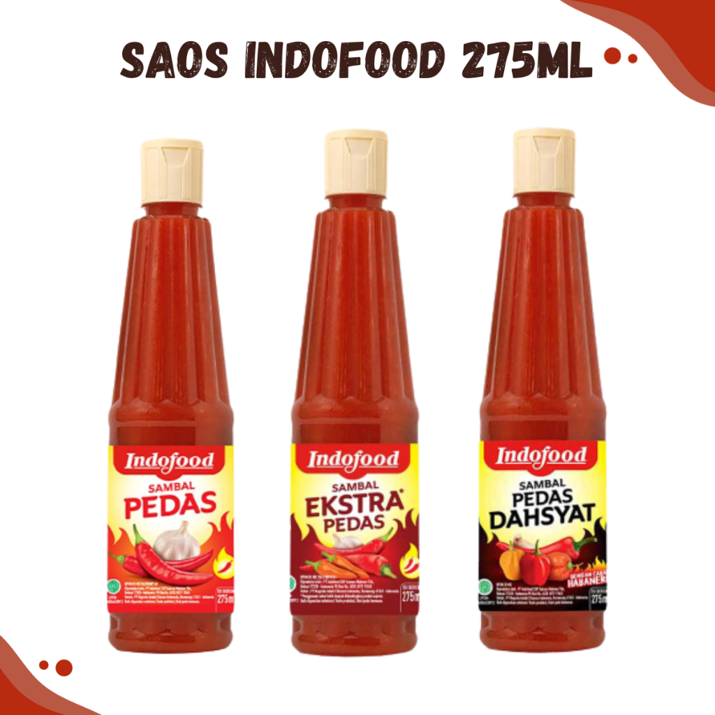 Jual Saos Indofood Sauce Sambal Extra Pedas Ml Shopee Indonesia