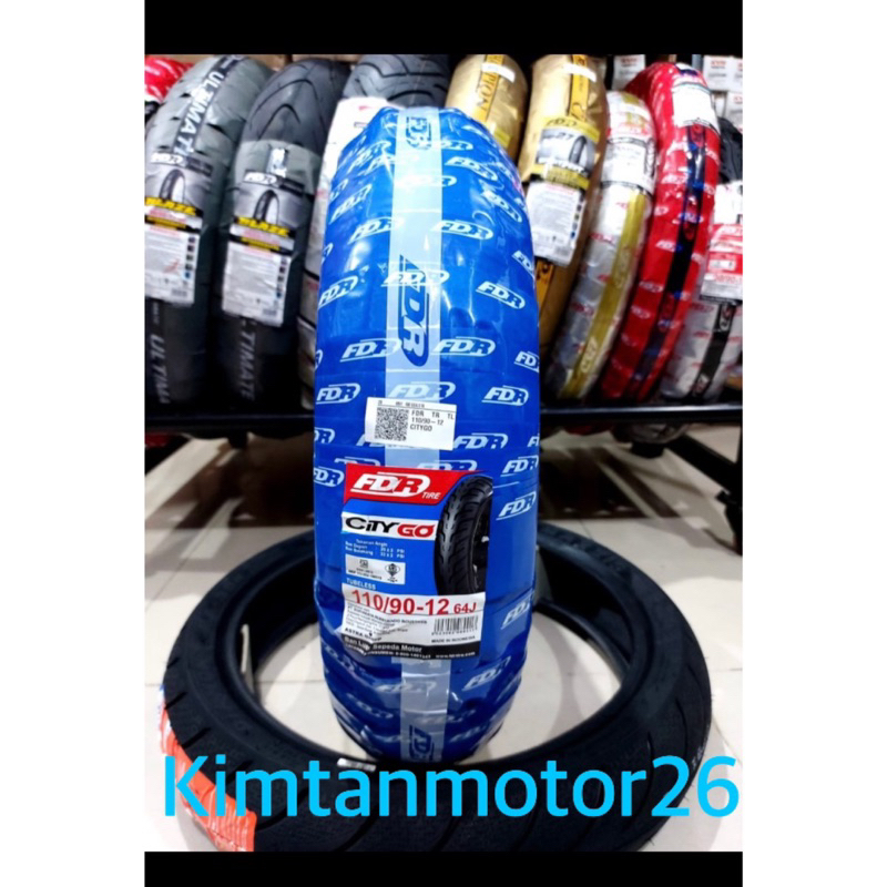 Jual Ban Tubles Fdr City Go Belakang Ukuran 110 90 12 For Motor Scoopy