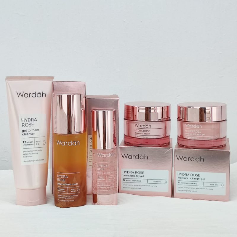 Jual Wardah Paket Hydra Rose Untuk Kulit Kering Memperbaiki Skin