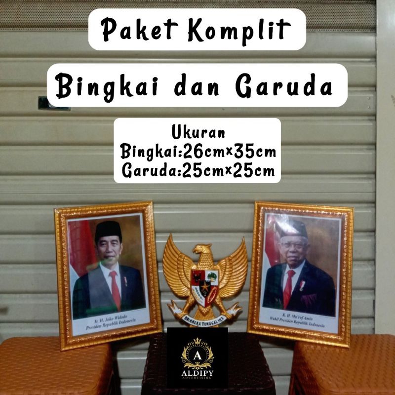 Jual Bingkai Foto Frame Pigura Presiden Dan Wapres Ukuran Cm Cm