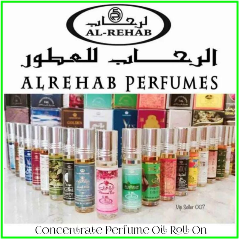 Jual Parfum Minyak Wangi Al Rehab Roll On 6ML Original Saudi Arabia