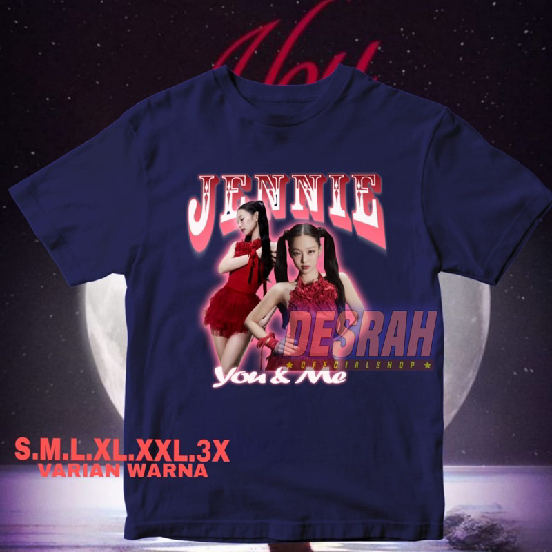 Jual KAOS Korean Kpop Blackpink JENNIE You Me Versi VINTAGE FOTO