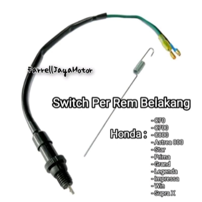 Jual Switch Rem Belakang Honda C70 C700 C800 Astrea 800 Star Prima