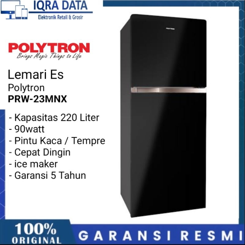 Jual Kulkas Polytron Belleza Lemari Es Polytron Jumbo 2 Pintu 220