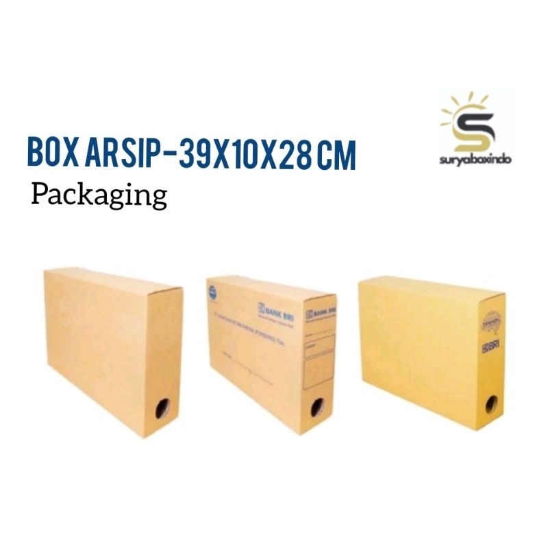 Jual Box Arsip 39x10x28cm BRI File Kardus Arsip Document Shopee