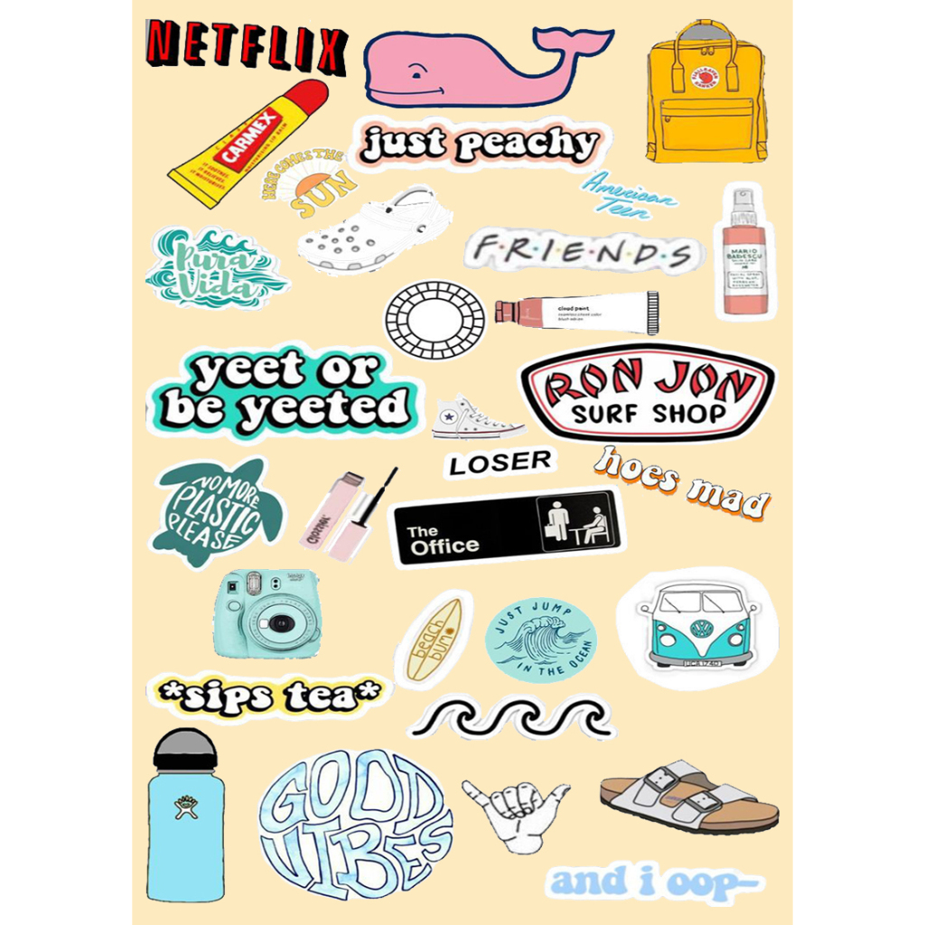 Jual Stiker Aesthetic Animated Stiker Aesthetic Deco Planner Album