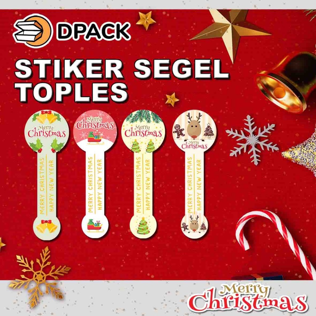 Jual STIKER SEGEL NATAL STIKER TOPLES STRIKER SEGEL MERRY CHRISTMAS