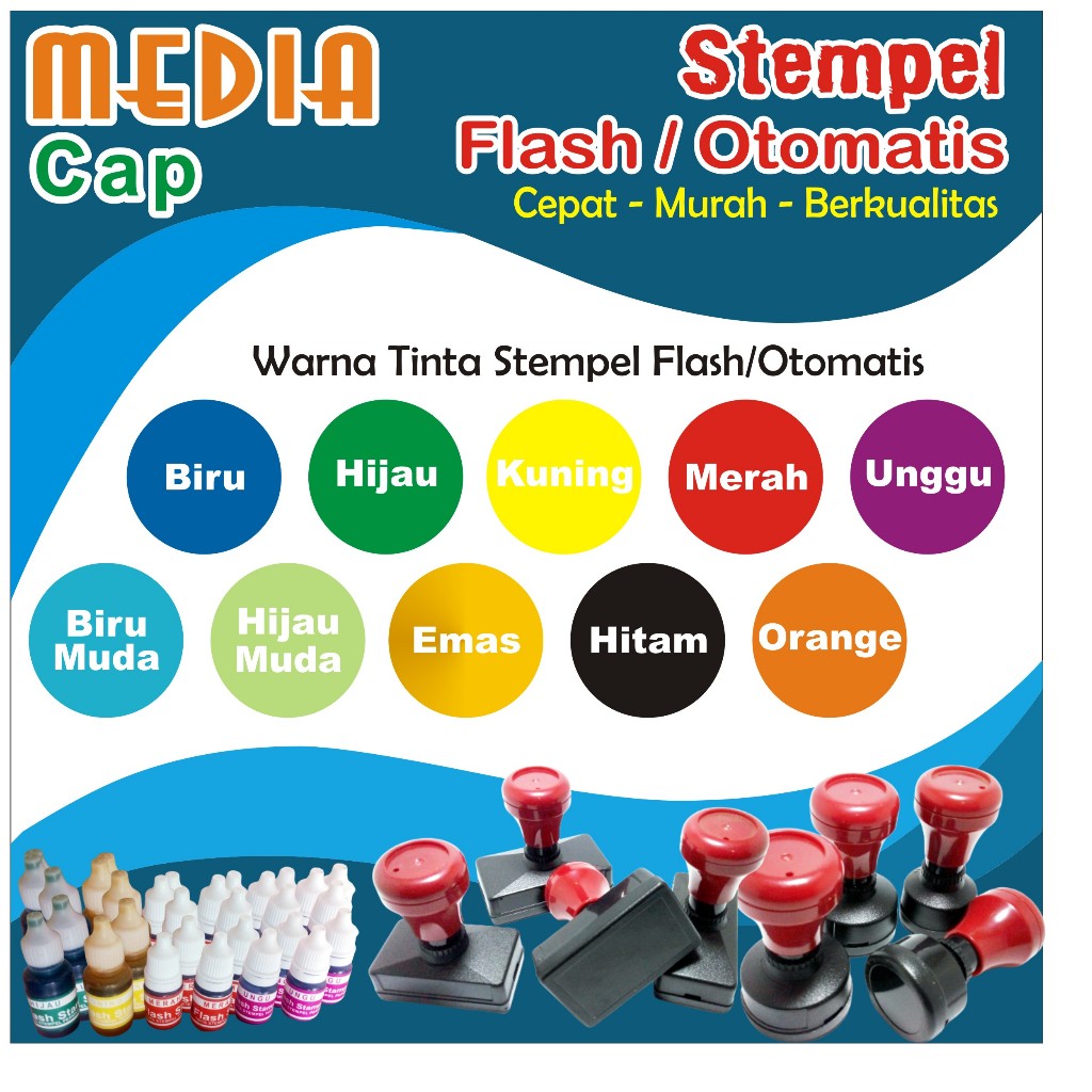 Jual Tinta Stempel Flash Warna Otomatis Shopee Indonesia