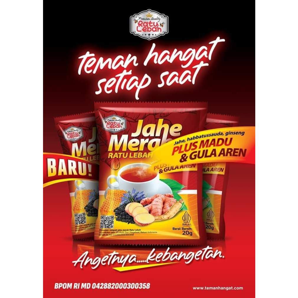 Jual Jahe Merah Super Ratu Lebah Per Sachet Jahe Merah Super Amanah