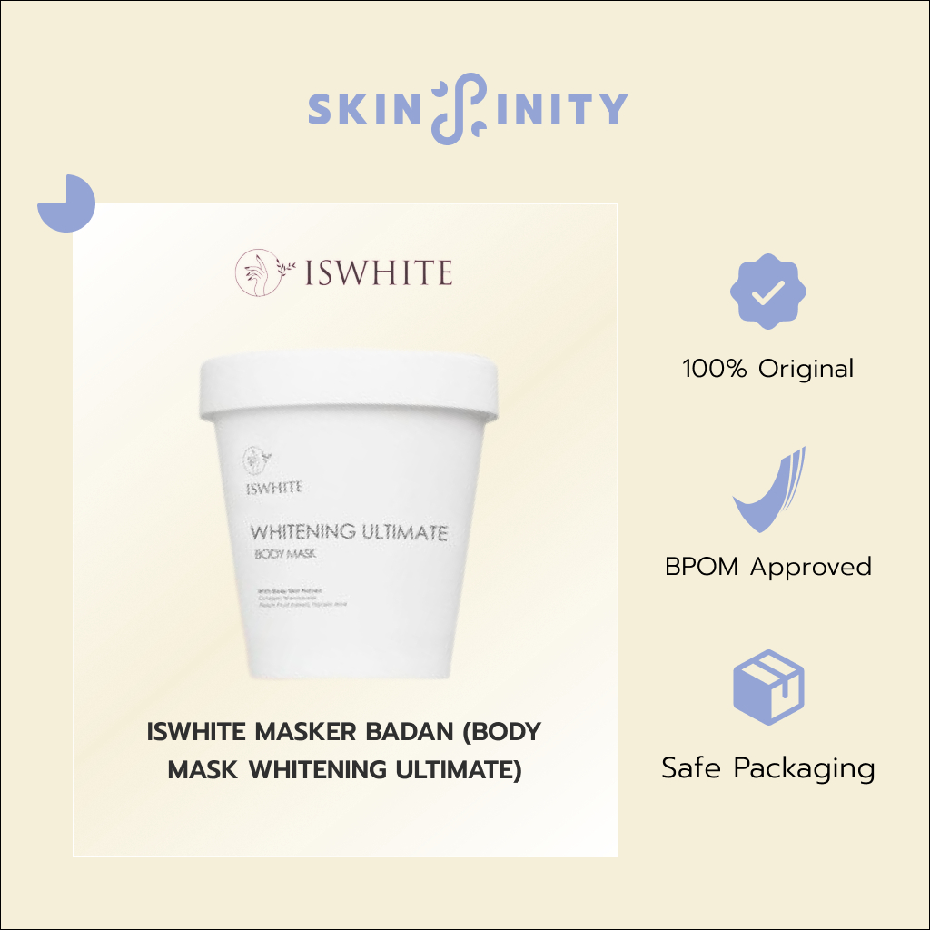 Jual Iswhite Masker Badan Body Mask Whitening Ultimate Gr Gr