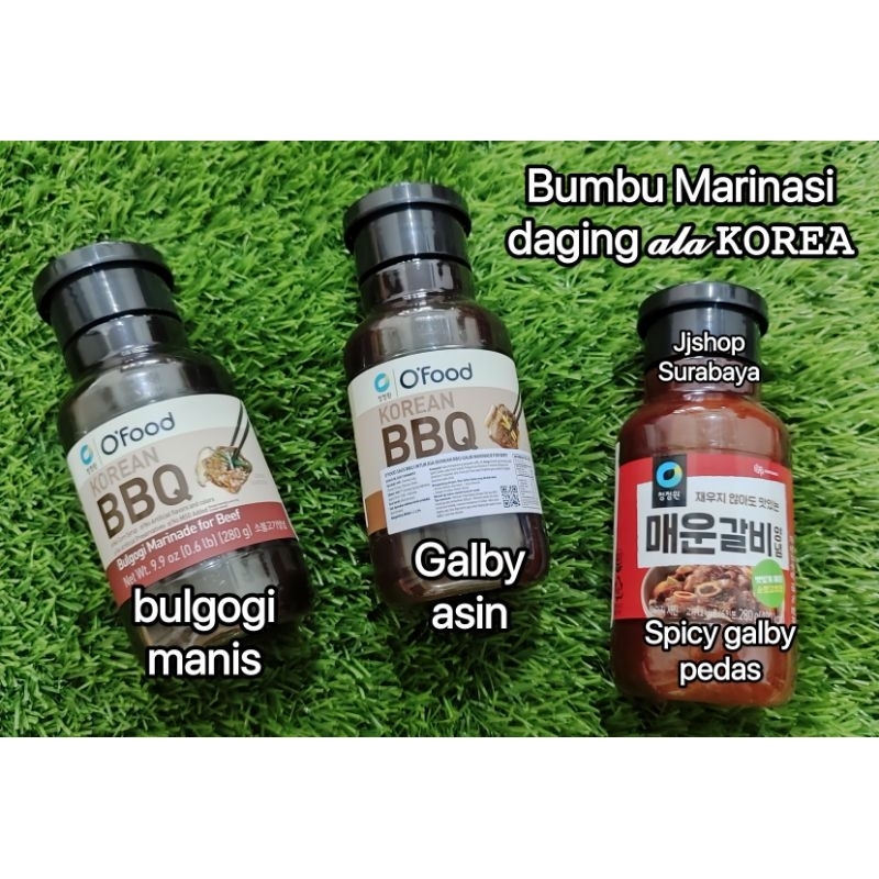 Jual Daesang Chung Jung One Korean Beef Galbi Bulgogi Spicy Marinade