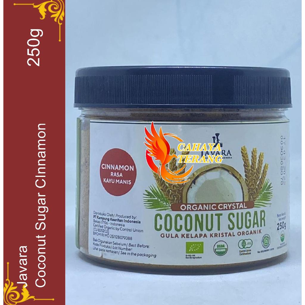 Jual Gula Kelapa Organik Organic Coconut Sugar Javara Cinnamon 250 Gr