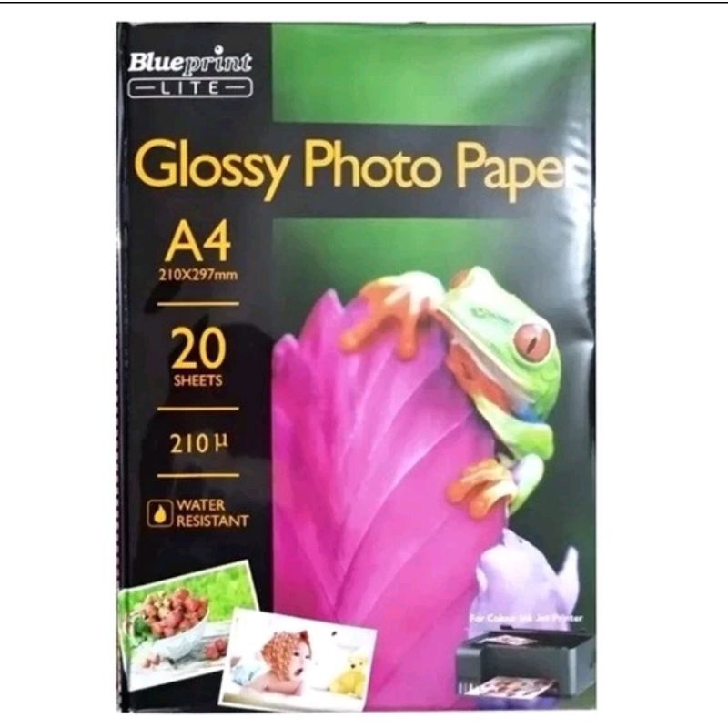 Jual DataPrint Blueprint Glossy Photo Paper 230 Gsm A4 Kertas Poto