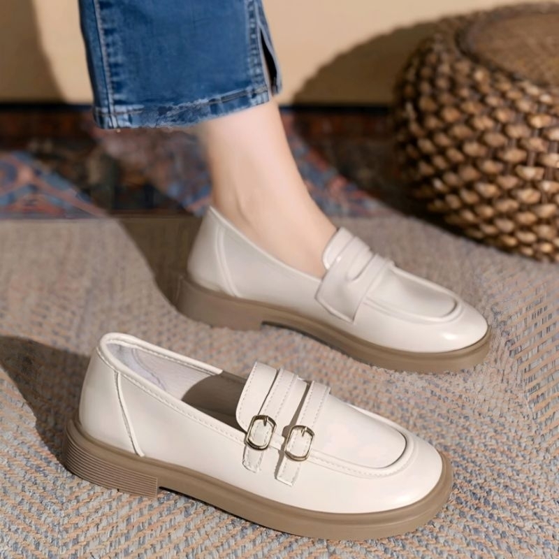 Jual Sepatu Docmart Wanita Anya Loafers Terbaru Ootd Fashion Kekinian