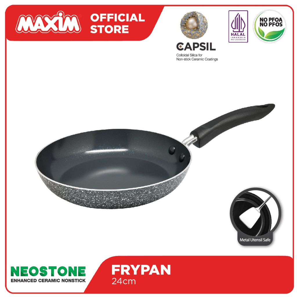 Jual Maxim Neostone Wajan Ceramic Anti Lengket Cm Frypan Shopee