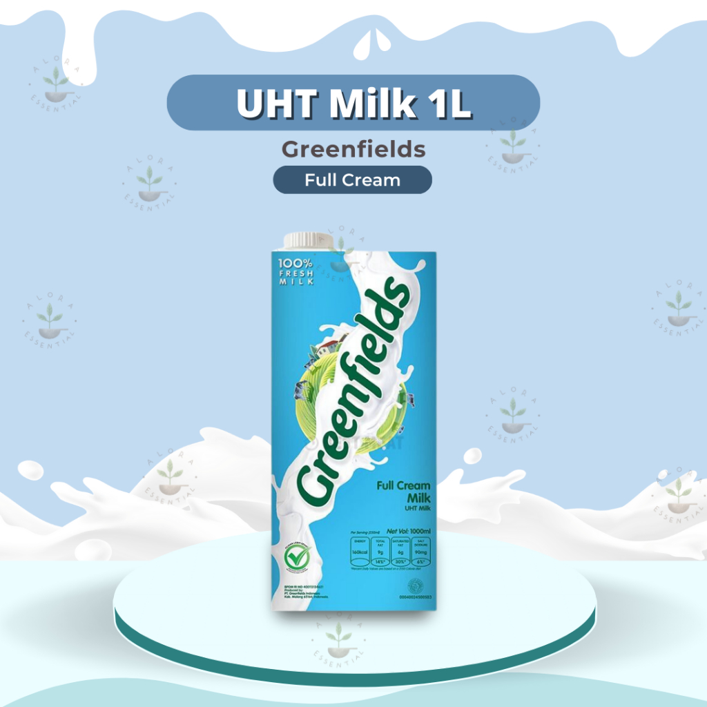 Jual Susu Greenfields Uht Full Cream Liter Shopee Indonesia