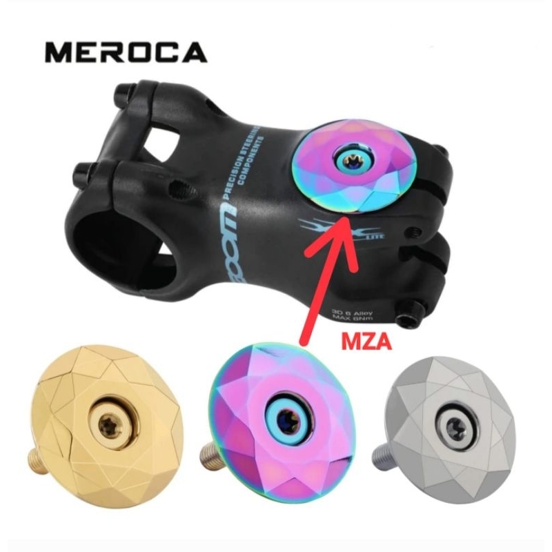 Jual Meroca Top Cap Stem Headset Tutup Cover Atas Fork Sepeda Shopee