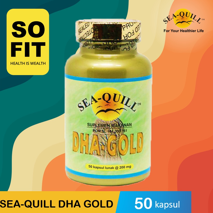 Jual Sea Quill Dha Gold 200Mg Isi 50 Tablet Sea Quill Dha Gold