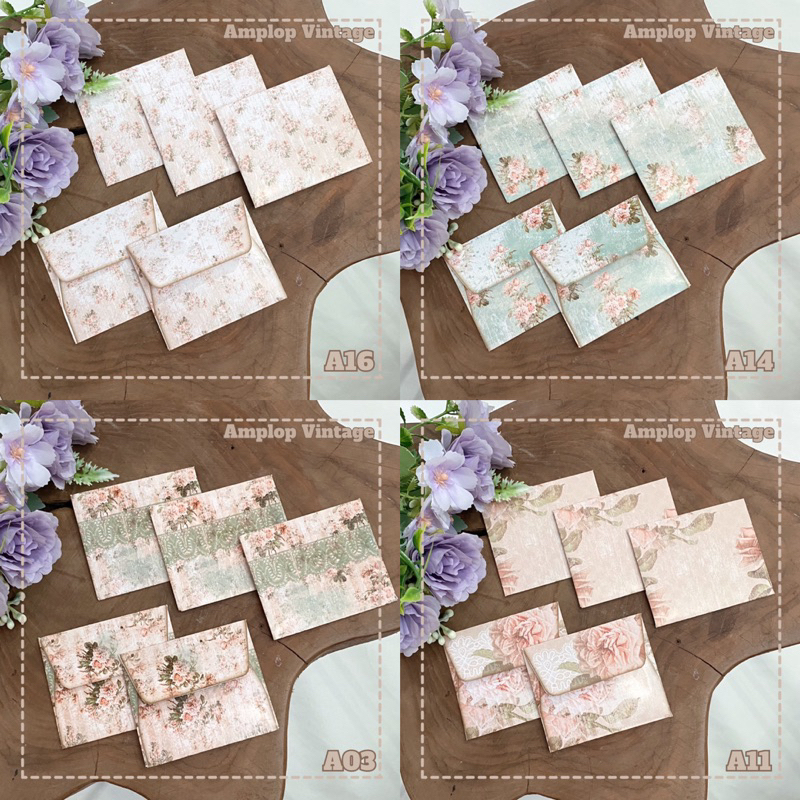 Jual Amplop Vintage Isi Pcs Amplop Aesthetic Amplop Shabby