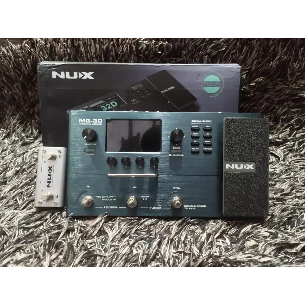 Jual NUX MG30 Multi Efek Modelling Guitar Processor MG 30 MG 30