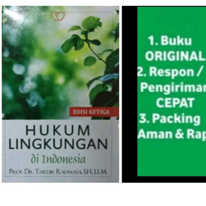 Jual Original Hukum Lingkungan Di Indonesia Edisi Takdir