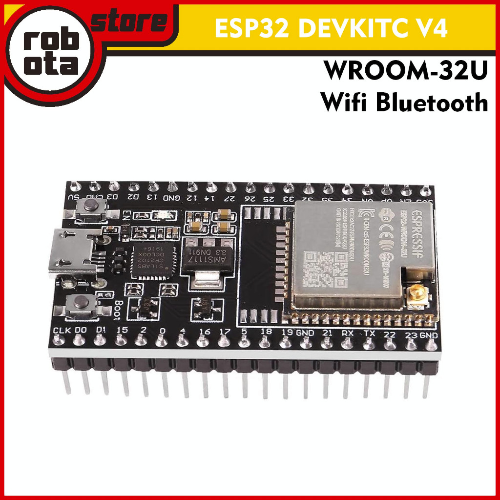 Jual Esp Devkitc V Wroom U Wifi Bluetooth Development Board