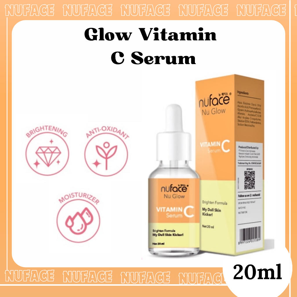 Jual Nuface Nu Glow Vitamin C Serum Ml Shopee Indonesia