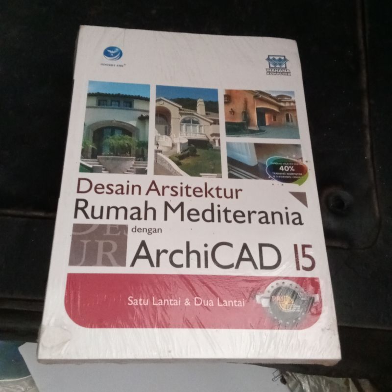 Jual Desain Arsitektur Rumah Mediterania Dengan Archicad 15 Shopee