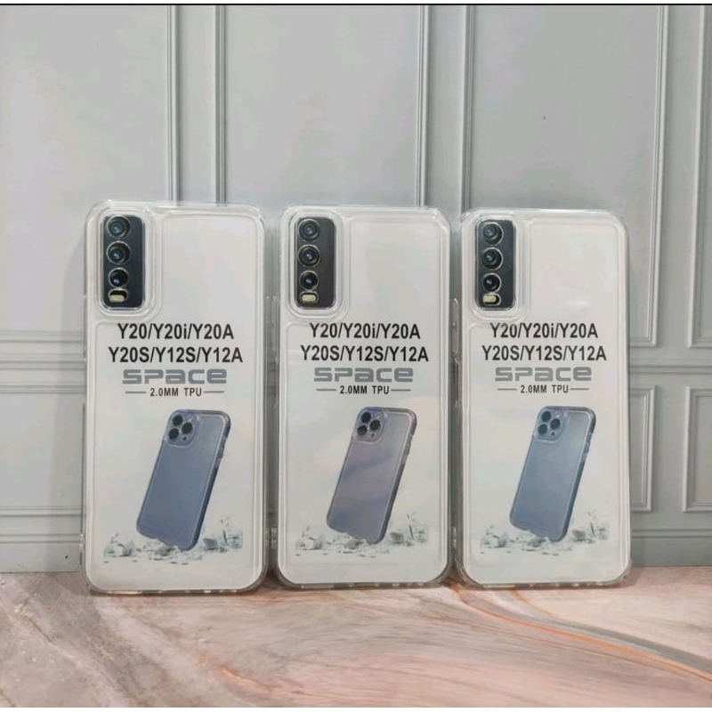 Jual CLEAR CASE BENING VIVO Y12 Y15 Y17 Y12S Y21 Y20 Y22 Y35 Y02 V25