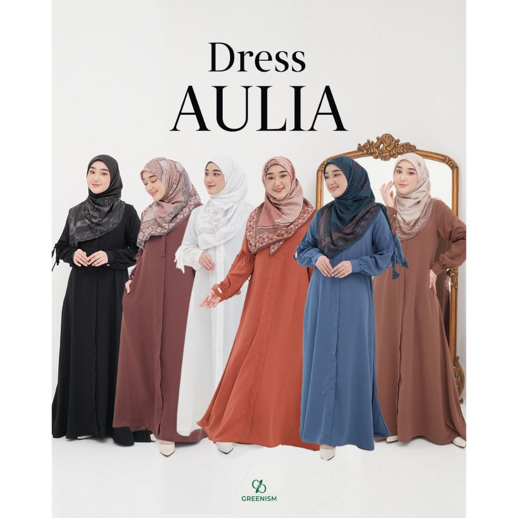 Jual Aulia Dress By Greenism Dress Only Shopee Indonesia