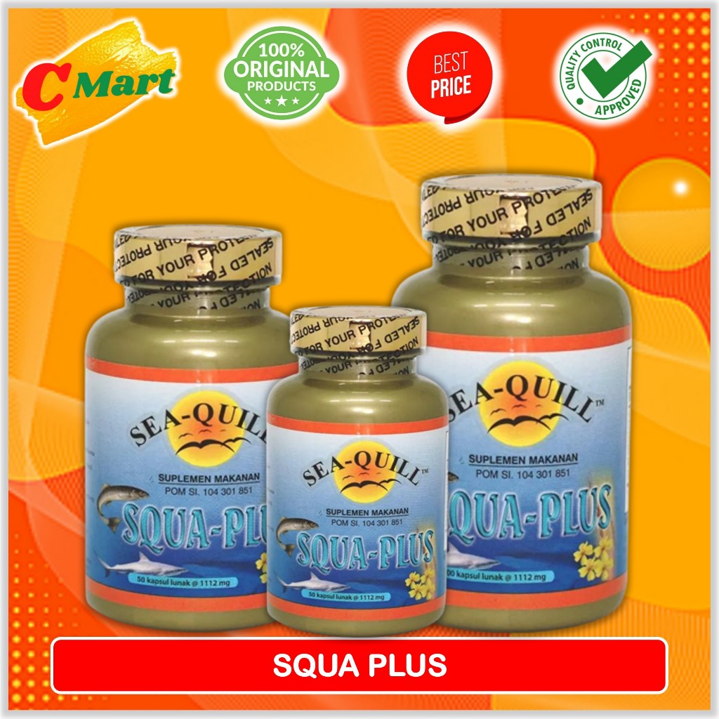 Jual Sea Quill Squa Plus Isi 30 50 100 Kapsul Sea Quill Jantung