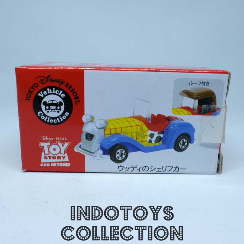 Jual Tomica Tokyo Disney Resort Vehicle Collection Woody Sheriff Car